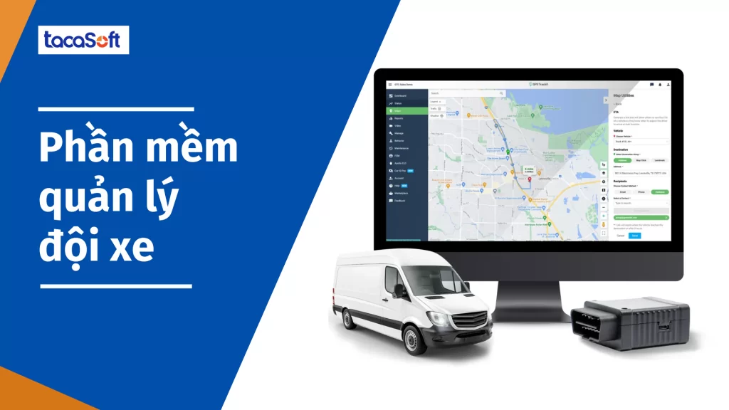 Phần mềm quản lý đội xe Tacasoft