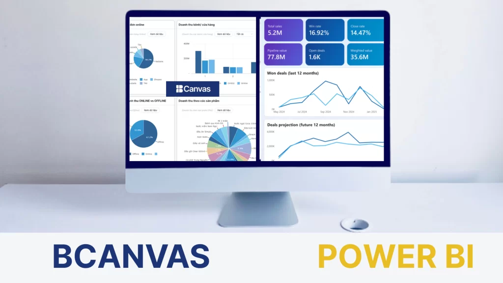 So sánh BCanvas và Power BI: 2 phần mềm phân tích dữ liệu hiệu quả cho doanh nghiệp