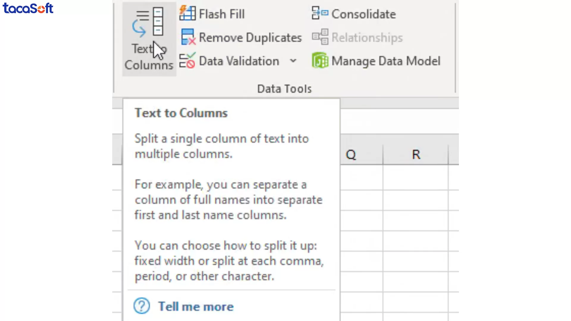 làm sạch dữ liệu trong excel