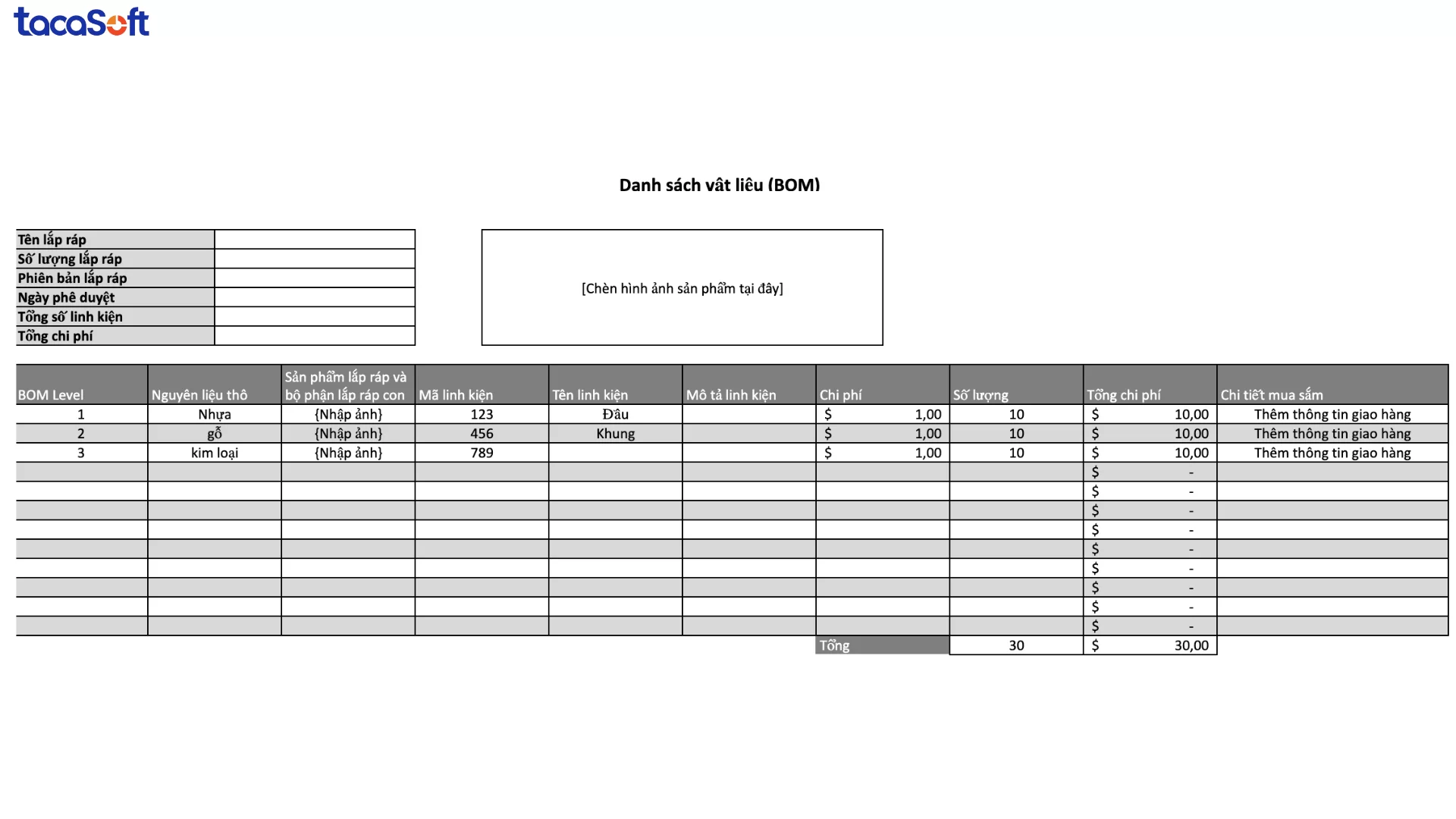 mẫu báo cáo sản xuất