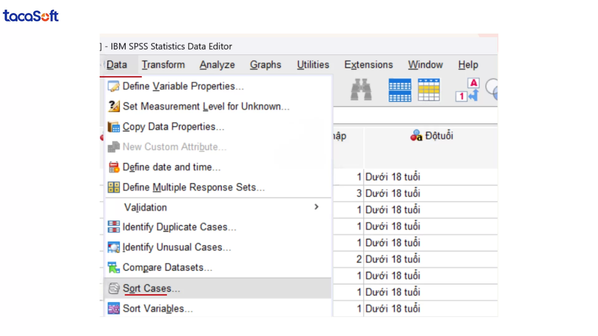phương pháp làm sạch dữ liệu trong spss