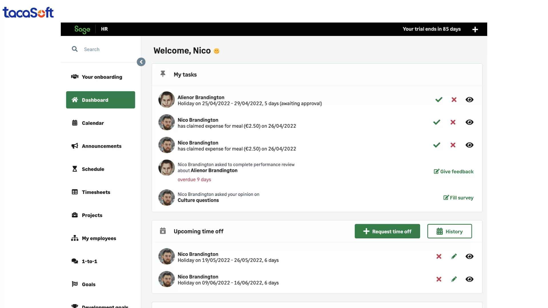 cơ sở dữ liệu quản lý nhân sự