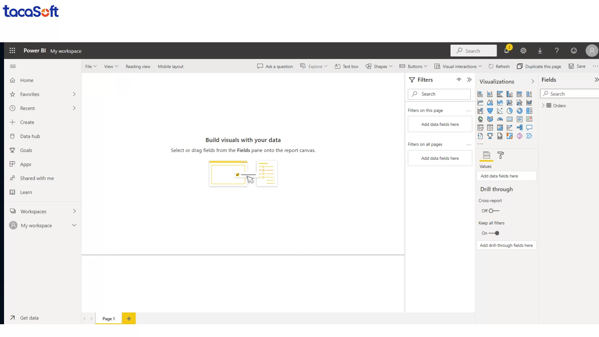 vẽ biểu đồ trong power bi