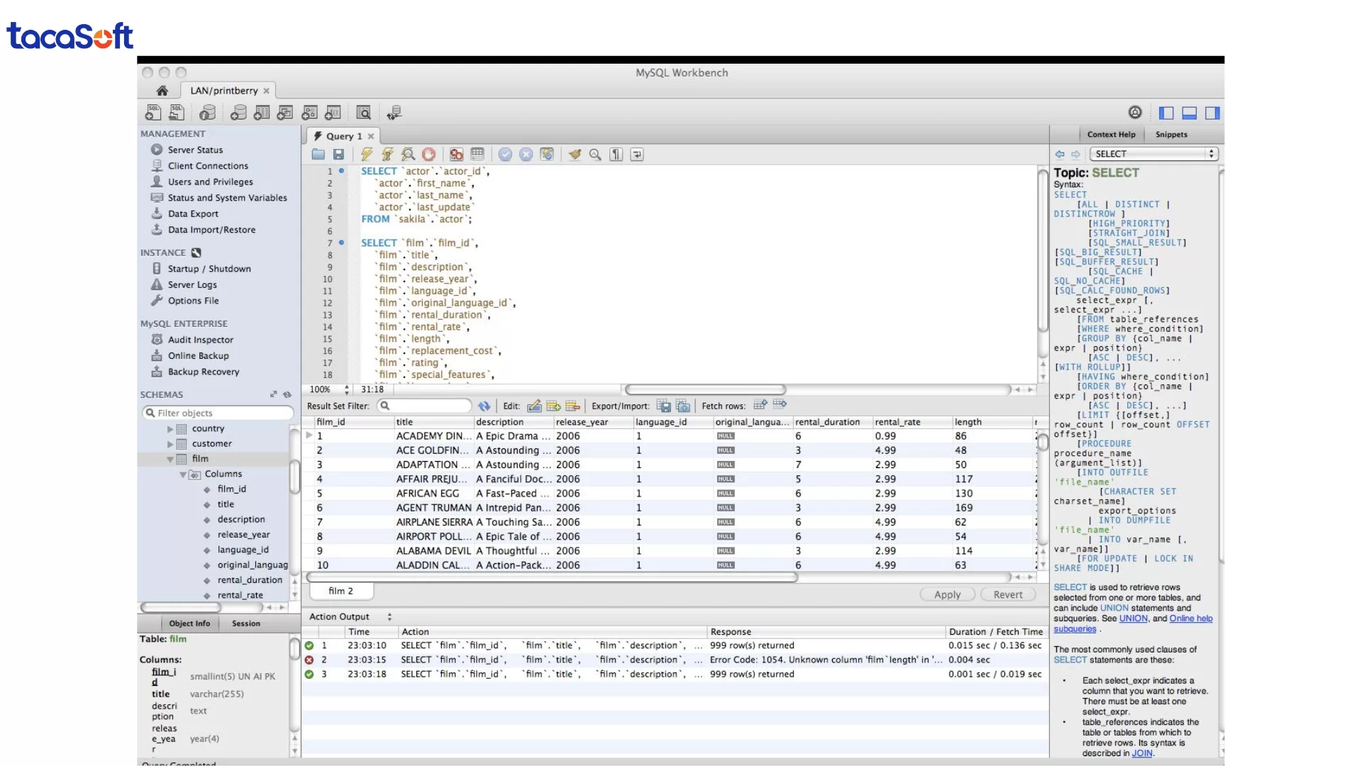 phần mềm quản lý cơ sở dữ liệu