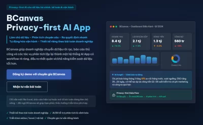 BCanvas AI App: Thiết kế AI App riêng theo quy trình doanh nghiệp